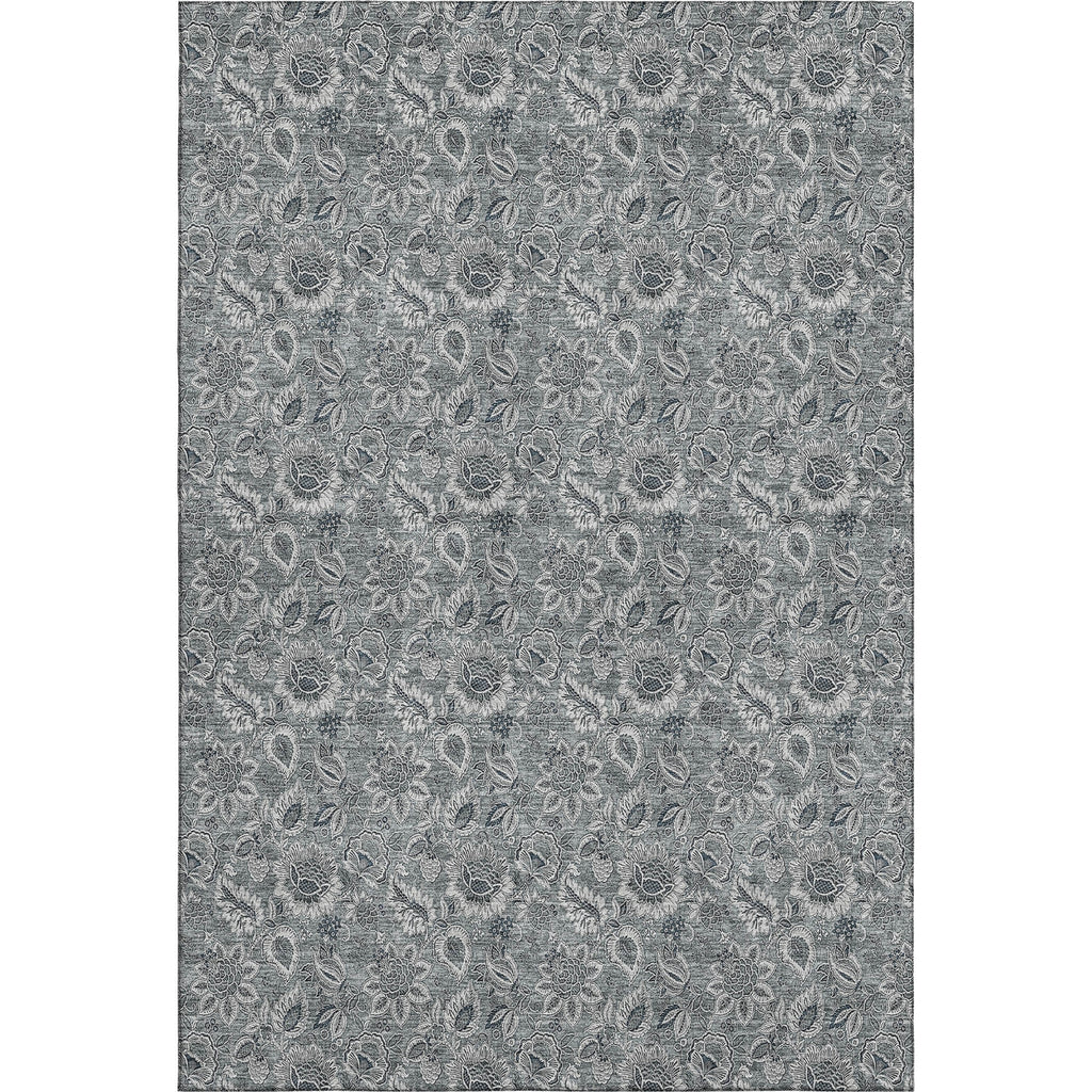 Piper Looms Mayfield Floral AMF661 Gray Machine Washable Area Rug main image