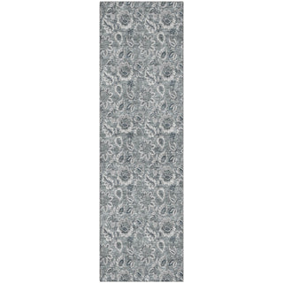 Piper Looms Mayfield Floral AMF661 Gray Machine Washable Area Rug Runner Main Image