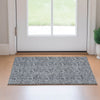 Piper Looms Mayfield Floral AMF661 Gray Machine Washable Area Rug Scatter Lifestyle Image Feature