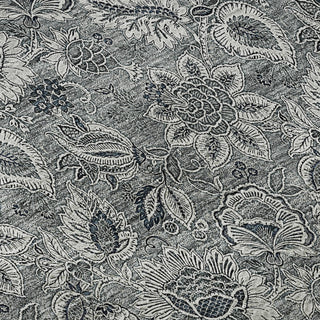 Piper Looms Mayfield Floral AMF661 Gray Machine Washable Area Rug Swatch Image