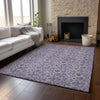 Piper Looms Mayfield Floral AMF661 Purple Machine Washable Area Rug Lifestyle Image Feature