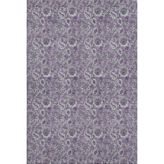 Piper Looms Mayfield Floral AMF661 Purple Machine Washable Area Rug main image