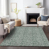 Piper Looms Mayfield Floral AMF661 Sage Machine Washable Area Rug Lifestyle Image Feature