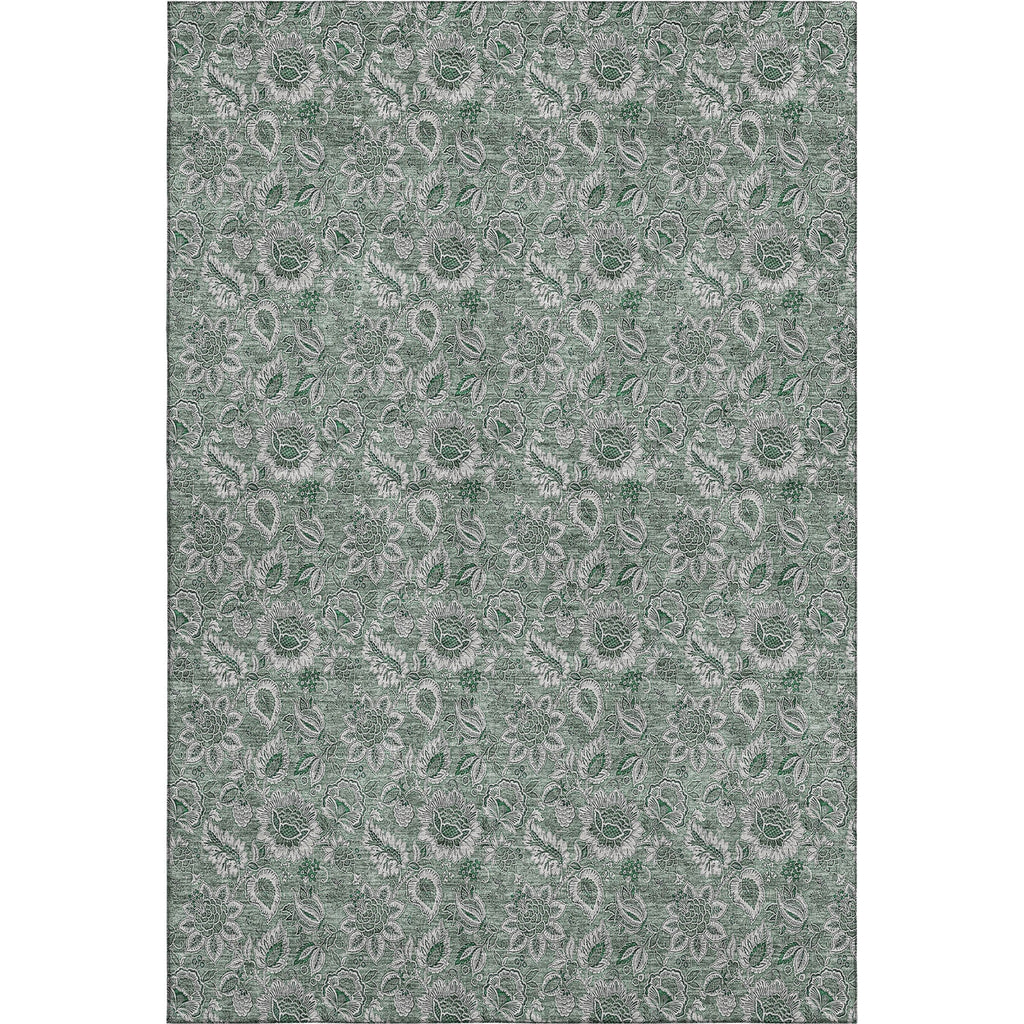 Piper Looms Mayfield Floral AMF661 Sage Machine Washable Area Rug main image