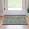 Piper Looms Mayfield Floral AMF661 Sage Machine Washable Area Rug Scatter Lifestyle Image Feature