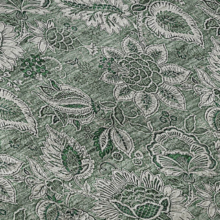 Piper Looms Mayfield Floral AMF661 Sage Machine Washable Area Rug Swatch Image