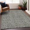Piper Looms Mayfield Floral AMF661 Taupe Machine Washable Area Rug Lifestyle Image Feature