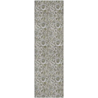 Piper Looms Mayfield Floral AMF661 Taupe Machine Washable Area Rug Runner Main Image