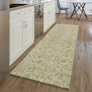 Piper Looms Mayfield Floral AMF662 Beige Machine Washable Area Rug Runner Lifestyle Image Feature