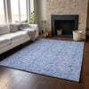 Piper Looms Mayfield Floral AMF662 Blue Machine Washable Area Rug Lifestyle Image Feature
