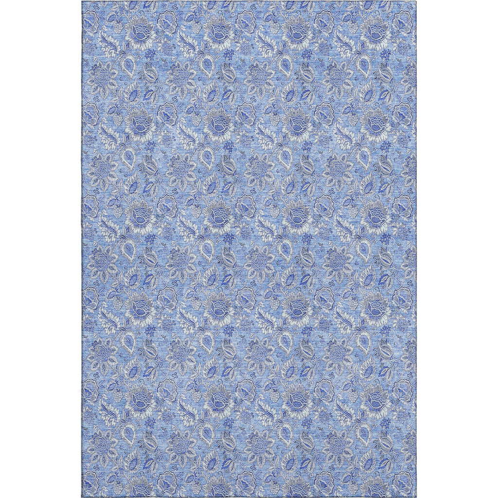 Piper Looms Mayfield Floral AMF662 Blue Machine Washable Area Rug main image