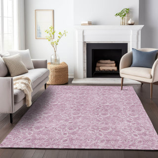 Piper Looms Mayfield Floral AMF662 Blush Machine Washable Area Rug Lifestyle Image Feature