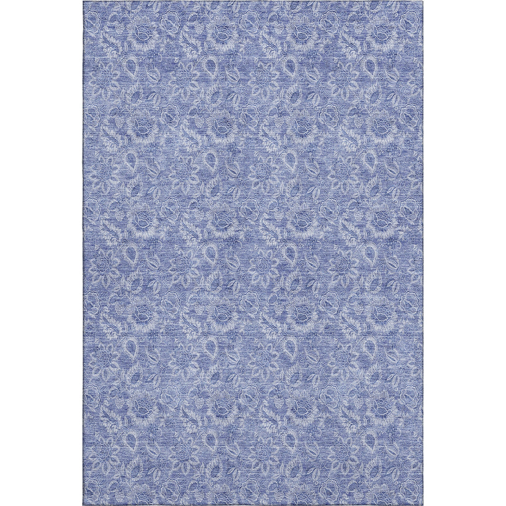 Piper Looms Mayfield Floral AMF662 Denim Machine Washable Area Rug main image