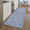 Piper Looms Mayfield Floral AMF662 Denim Machine Washable Area Rug Runner Lifestyle Image Feature