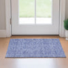Piper Looms Mayfield Floral AMF662 Denim Machine Washable Area Rug Scatter Lifestyle Image Feature