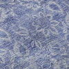 Piper Looms Mayfield Floral AMF662 Denim Machine Washable Area Rug Swatch Image