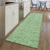 Piper Looms Mayfield Floral AMF662 Green Machine Washable Area Rug Runner Lifestyle Image Feature
