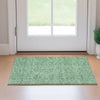 Piper Looms Mayfield Floral AMF662 Green Machine Washable Area Rug Scatter Lifestyle Image Feature
