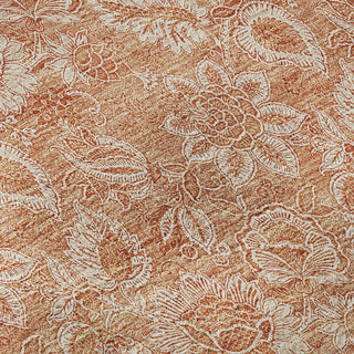 Piper Looms Mayfield Floral AMF662 Salmon Machine Washable Area Rug Swatch Image