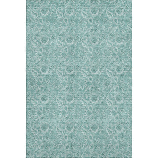 Piper Looms Mayfield Floral AMF662 Teal Machine Washable Area Rug main image