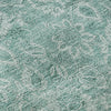 Piper Looms Mayfield Floral AMF662 Teal Machine Washable Area Rug Swatch Image