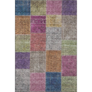 Piper Looms Mayfield Patchwork AMF663 Copper Machine Washable Area Rug main image