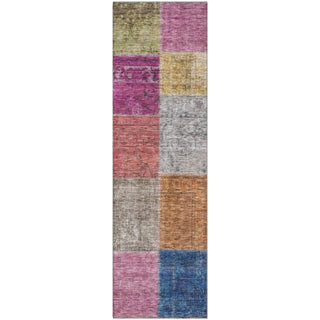 Piper Looms Mayfield Patchwork AMF663 Copper Machine Washable Area Rug Runner Main Image