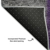 Piper Looms Mayfield Patchwork AMF663 Eggplant Machine Washable Area Rug Backing Image
