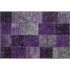 Piper Looms Mayfield Patchwork AMF663 Eggplant Machine Washable Area Rug Scatter Main Image