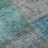 Piper Looms Mayfield Patchwork AMF663 Green Machine Washable Area Rug Swatch Image