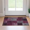 Piper Looms Mayfield Patchwork AMF663 Merlot Machine Washable Area Rug Scatter Lifestyle Image Feature