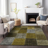 Piper Looms Mayfield Patchwork AMF663 Mocha Machine Washable Area Rug Lifestyle Image Feature