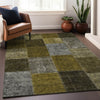 Piper Looms Mayfield Patchwork AMF663 Mocha Machine Washable Area Rug Lifestyle Image Feature