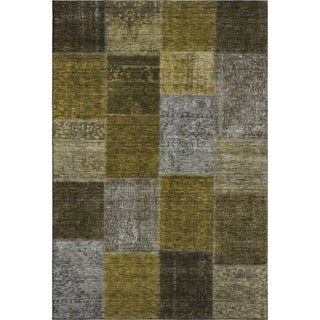 Piper Looms Mayfield Patchwork AMF663 Mocha Machine Washable Area Rug main image