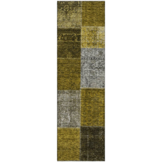 Piper Looms Mayfield Patchwork AMF663 Mocha Machine Washable Area Rug Runner Main Image