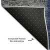 Piper Looms Mayfield Patchwork AMF663 Navy Machine Washable Area Rug Backing Image