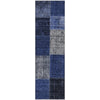 Piper Looms Mayfield Patchwork AMF663 Navy Machine Washable Area Rug Runner Main Image