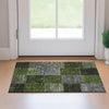 Piper Looms Mayfield Patchwork AMF663 Olive Machine Washable Area Rug Scatter Lifestyle Image Feature