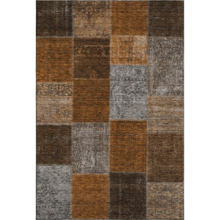 Piper Looms Mayfield Patchwork AMF663 Paprika Machine Washable Area Rug main image