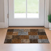 Piper Looms Mayfield Patchwork AMF663 Paprika Machine Washable Area Rug Scatter Lifestyle Image Feature