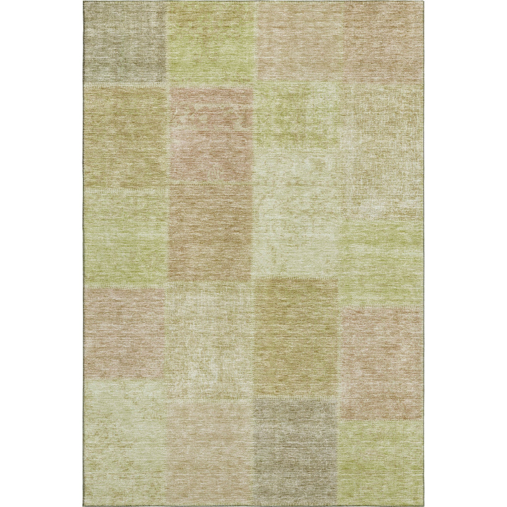 Piper Looms Mayfield Patchwork AMF664 Aloe Machine Washable Area Rug main image