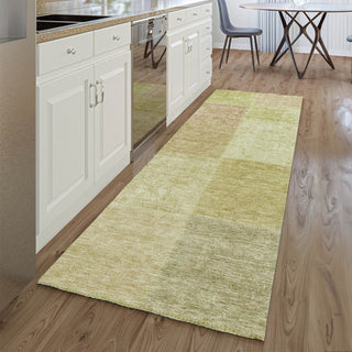 Piper Looms Mayfield Patchwork AMF664 Aloe Machine Washable Area Rug Runner Lifestyle Image Feature