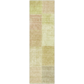 Piper Looms Mayfield Patchwork AMF664 Aloe Machine Washable Area Rug Runner Main Image
