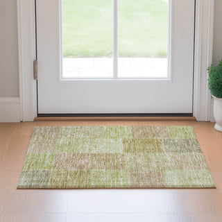 Piper Looms Mayfield Patchwork AMF664 Aloe Machine Washable Area Rug Scatter Lifestyle Image Feature