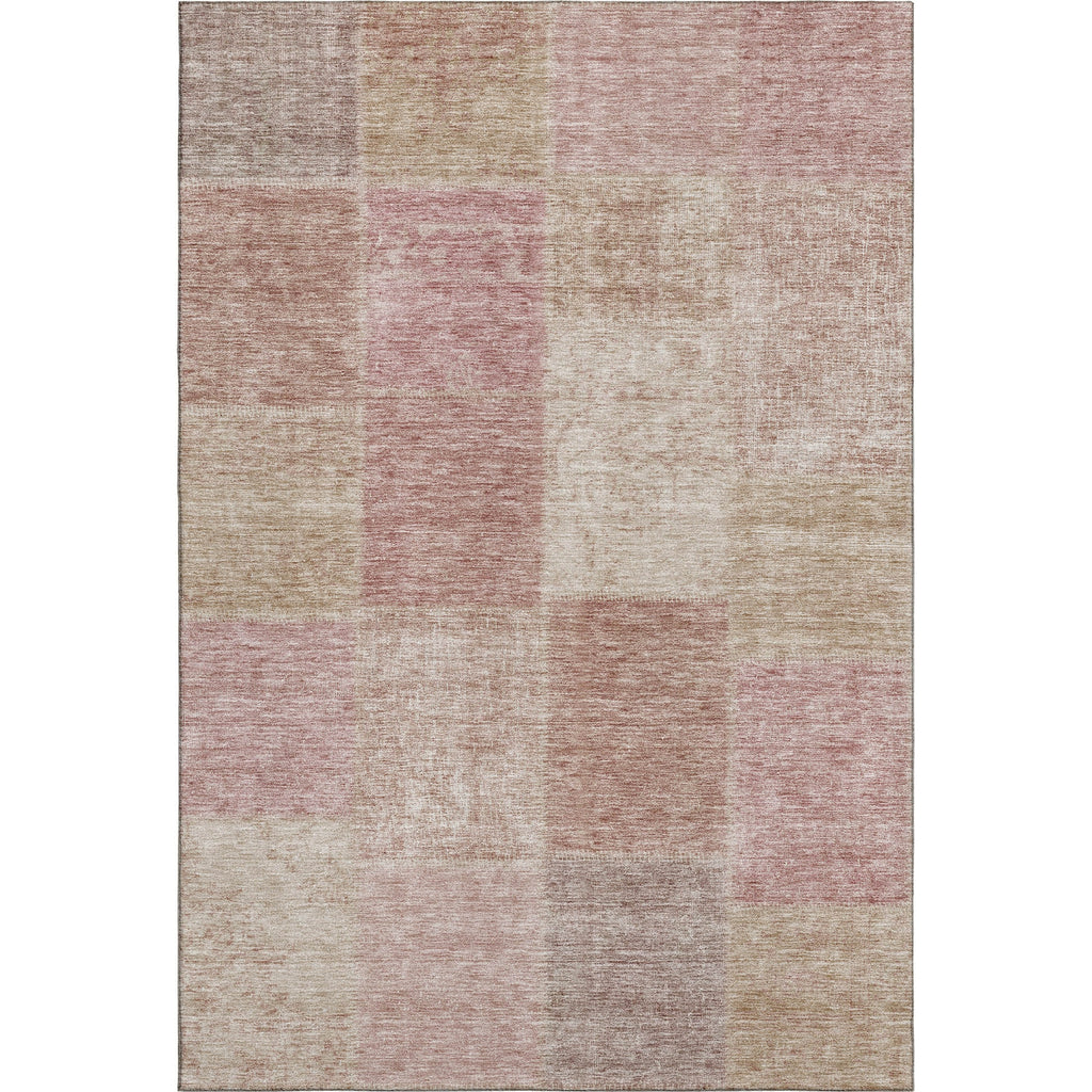 Piper Looms Mayfield Patchwork AMF664 Blush Machine Washable Area Rug main image