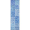 Piper Looms Mayfield Patchwork AMF664 Denim Machine Washable Area Rug Runner Main Image