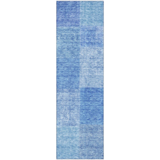 Piper Looms Mayfield Patchwork AMF664 Denim Machine Washable Area Rug Runner Main Image
