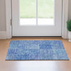 Piper Looms Mayfield Patchwork AMF664 Denim Machine Washable Area Rug Scatter Lifestyle Image Feature
