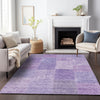 Piper Looms Mayfield Patchwork AMF664 Lavender Machine Washable Area Rug Lifestyle Image Feature