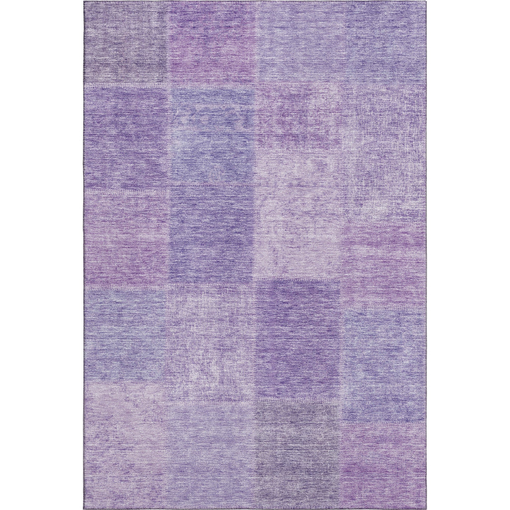 Piper Looms Mayfield Patchwork AMF664 Lavender Machine Washable Area Rug main image